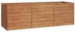 Hochbeet braun Stahl B/H/L: ca. 80x77x240 cm