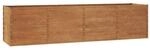 Hochbeet braun Stahl B/H/L: ca. 80x77x320 cm