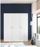 Kleiderschrank Harry wei&szlig; B/H/T: ca. 150x177x50 cm