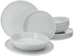 CreaTable Tafelservice Chef Collection wei&szlig; Porzellan 12 tlg.