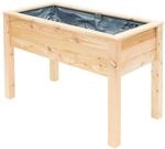 Westmann Stelzenhochbeet natur L&auml;rche H/T/L: ca. 75x65x120 cm