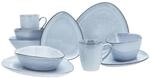 CreaTable Kombiservice Cloudy Skyblue blau Steinzeug 10 tlg.