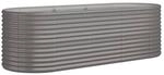 Hochbeet grau Stahl B/H/L: ca. 80x68x224 cm