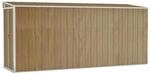 vidaXL Gartenhaus braun B/H/T: ca. 118x178x382 cm