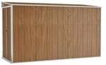vidaXL Gartenhaus braun B/H/T: ca. 118x178x288 cm