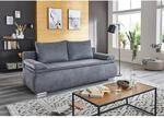 Dauerschlafsofa Lenon grau Microfaser B/H/T: ca. 207x94x90 cm