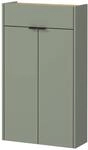 Mehrzweckschrank 1397-629 gr&uuml;n Eiche Navarra Nachbildung B/H/T: ca. 56x97x22 cm