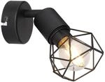 GLOBO Spot Xara schwarz Metall B/H/T: ca. 8x14x13 cm E14 1 Brennstellen