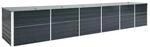 Garten-Hochbeet anthrazit Stahl B/H/L: ca. 80x77x480 cm