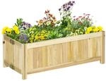 Outsunny Hochbeet natur B/H/L: ca. 30x25x70 cm