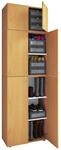 Schuhschrank Lona buche wei&szlig; B/H/T: ca. 70x223x39 cm