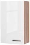 H&auml;ngeschrank Valero wei&szlig; Hochglanz B/H/T: ca. 50x89x32 cm