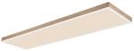 GLOBO LED-Deckenleuchte wei&szlig; Opal Kunststoff Aluminium B/H/T: ca. 30x7,5x120 cm