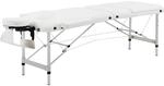 HOMCOM Massageliege wei&szlig; PVC B/H/L: ca. 60x215x84 cm