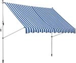 Outsunny Klemm-Markise blau B/H/L: ca. 300x280x150 cm