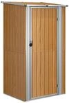 vidaXL Gartenhaus braun B/H/T: ca. 118,5x209,5x97 cm