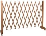 Hundeabsperrgitter braun Holz