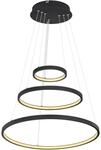 GLOBO LED-Pendelleuchte RALPH 67192-57B schwarz Metall Kunststoff H/D: ca. 120x51 cm