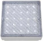 LED-Au&szlig;enbodeneinbauleuchte wei&szlig; klar B/H/L: ca. 15x7,6x15 cm