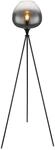 GLOBO Stehlampe schwarz Metall H/D: ca. 145x65 cm E27 1 Brennstellen