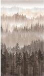Livingwalls Fototapete B&auml;ume braun beige creme B/L: ca. 280x159 cm