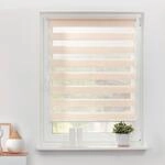 LICHTBLICK Doppelrollo Duo natur B/L: ca. 65x150 cm