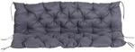Outsunny Bankauflage dunkelgrau Baumwolle B/H/L: ca. 150x8x98 cm