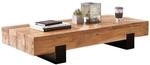 Couchtisch braun B/H/T: ca. 130x25x59 cm