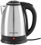 GOURMETmaxx Wasserkocher 13704 schwarz silber Kunststoff Edelstahl B/H/L: ca.