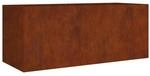 Hochbeet braun Stahl B/H/L: ca. 80x80x200 cm