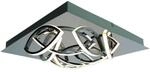 N&auml;ve Leuchten LED Deckenleuchte NV1228842 Chrom Aluminium B/H/T: ca. 41x9x41 cm null