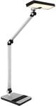 GLOBO LED-Schreibtischleuchte Dally 58427S silber schwarz Alu Kunststoff H: ca. 82 cm
