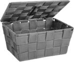 Badkorb grau Kunststoff B/H/L: ca. 19x10x14 cm