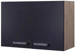 H&auml;ngeschrank Elva anthrazit strukturiert B/H/T: ca. 80x54,8x32 cm