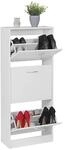 Schuhschrank wei&szlig; B/H/T: ca. 50x125x24 cm