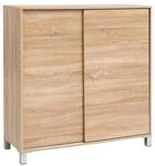 Schuhschrank Eiche Sonoma Nachbildung B/H/T: ca. 100x108x37,5 cm
