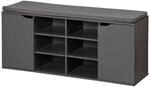 Kesper Schuhregal grau Spanplatte B/H/T: ca. 103x48x30,5 cm