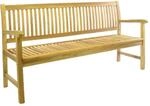 VCM Gartenbank braun Teakholz B/H/L: ca. 60x90x180 cm