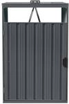 AXI Outdoor Living M&uuml;lltonnenbox Owen anthrazit B/H/L: ca. 80x122x80 cm
