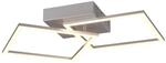 Reality LED-Deckenleuchte Trail titanfarbig Metall B/H/T: ca. 60x7x35 cm 1
