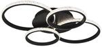 Reality LED-Deckenleuchte Cires mattschwarz Metall B/H/L: ca. 8,5x49,5x65,5 cm