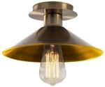 Opviq Deckenleuchte Berceste bronze Metall B/H/T/L/D: ca. 24x12x24x24x24 cm E27 1