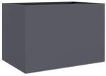 vidaXL Pflanzk&uuml;bel anthrazit Stahl B/H/L: ca. 40x39x62 cm