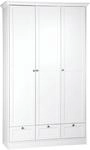 Kleiderschrank Landwood wei&szlig; B/H/T: ca. 120x200x51 cm