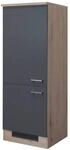K&uuml;hlumbauschrank Morena grau matt B/H/T: ca. 60x161x60 cm