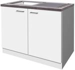 Sp&uuml;lenschrank Lucca wei&szlig; matt B/H/T: ca. 100x85x60 cm