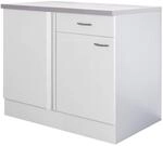 Eckunterschrank Wito wei&szlig; B/H/T: ca. 110x85x60 cm