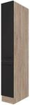 Apothekerschrank Capri schwarz matt B/H/T: ca. 30x200x57 cm