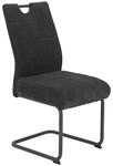 Schwingstuhl Merkur anthrazit Microfaser B/H/T: ca. 47x99x63 cm