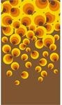 Livingwalls Fototapete Vintage gelb braun orange B/L: ca. 280x159 cm